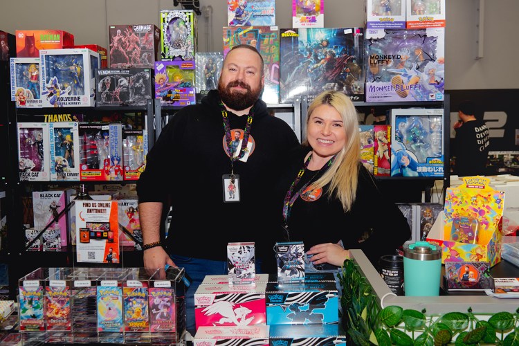 Fox and Panda stall at Collector Con 