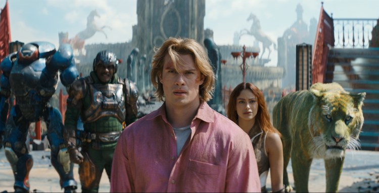Masters of the Universe on screen shot of He-Man and his crew