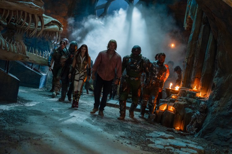 Masters of the Universe movie promo of He-Man and team walking towards camera